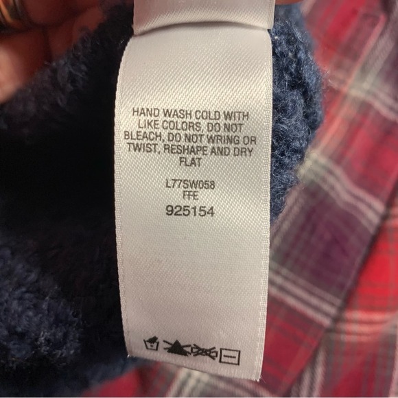 Cabella's V-neck Sweater in Blue Size S - Picture 6 of 7